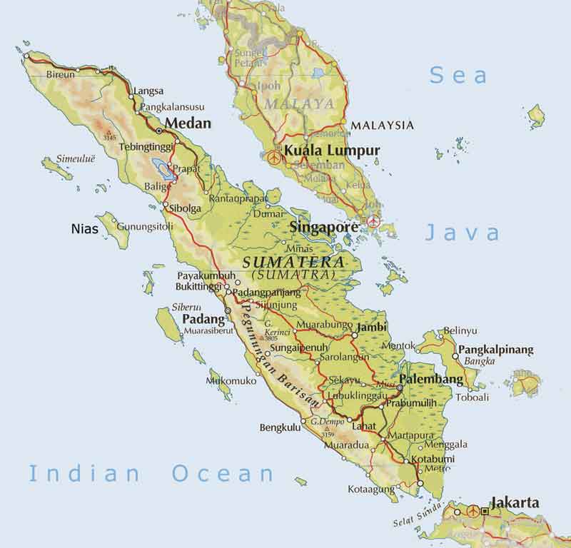 Sumatera Map