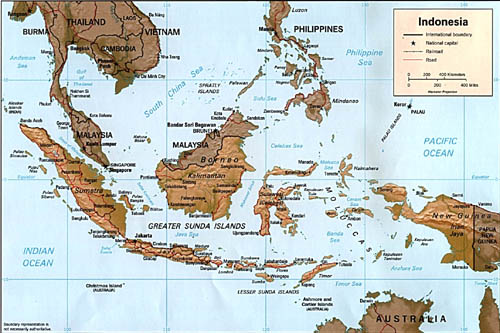 Indonesia Surf Destinations Map